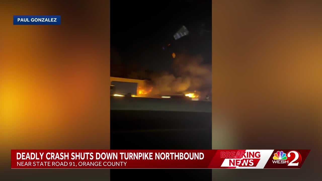 Six killed in fiery crash on Florida’s Turnpike in Orange County, troopers say — WESH 2 Orlando, Frisco Community news
