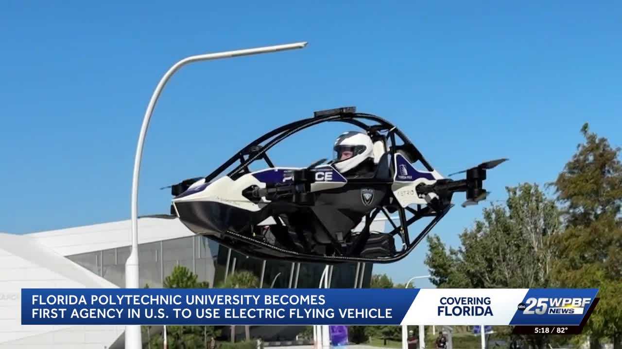 Florida Polytechnic University develops electric flying vehicle for police emergencies — WPBF West Palm Beach, Frisco Community news
