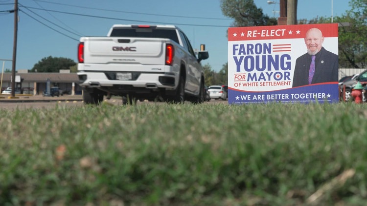 'Why would you do this?': White Settlement mayor reacts after councilman's wife cited for stealing campaign sign — WFAA (Dallas-Fort Worth), Frisco Government news