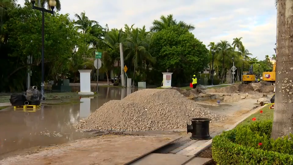 Repairs underway for water leak near Las Olas Blvd at Coral Way — WSVN 7 Broward, Frisco Community news
